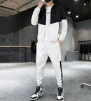 Men’s Casual Hooded Joggers Sportswear Set