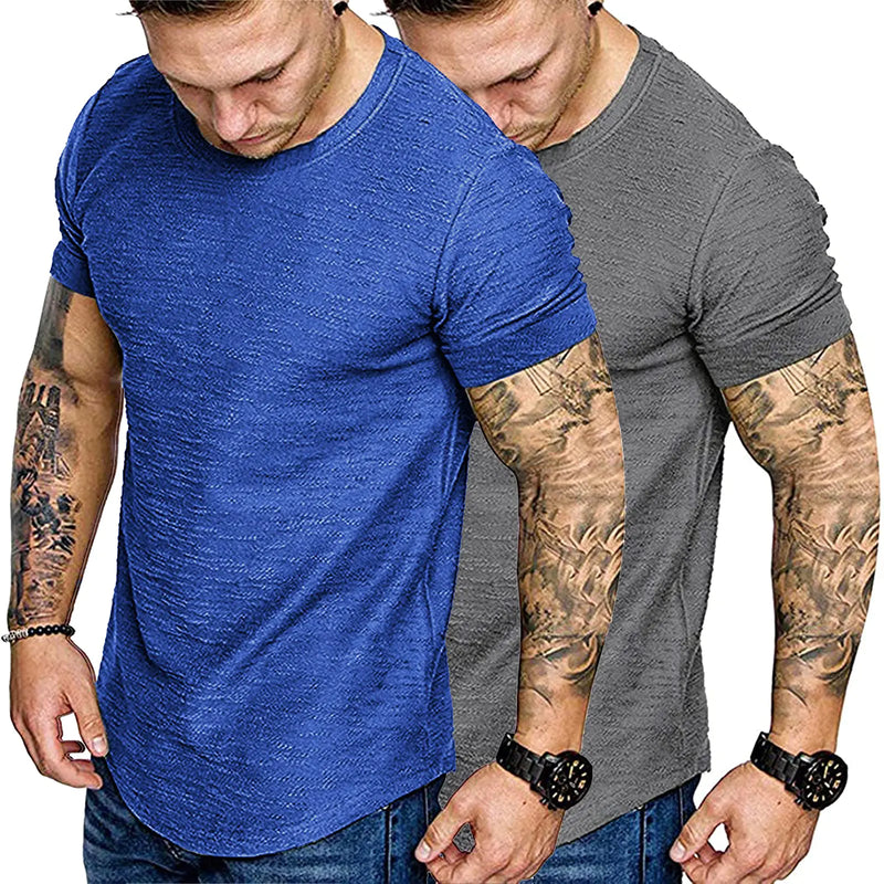 COOFANDY Men’s Muscle Workout T-Shirt Pack