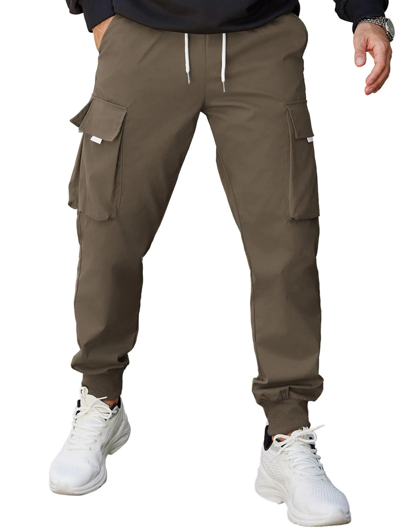COOFANDY Men's Lightweight Cargo Joggers