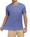 QIVICIMA Men's Breathable Mesh Workout T-Shirt XXL